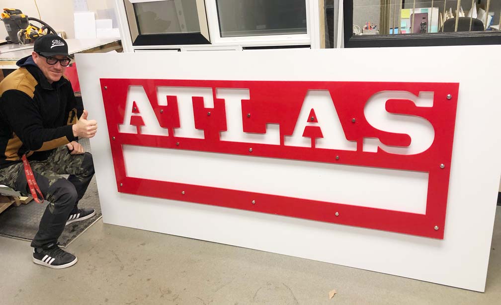 Custom Cut Store Sign